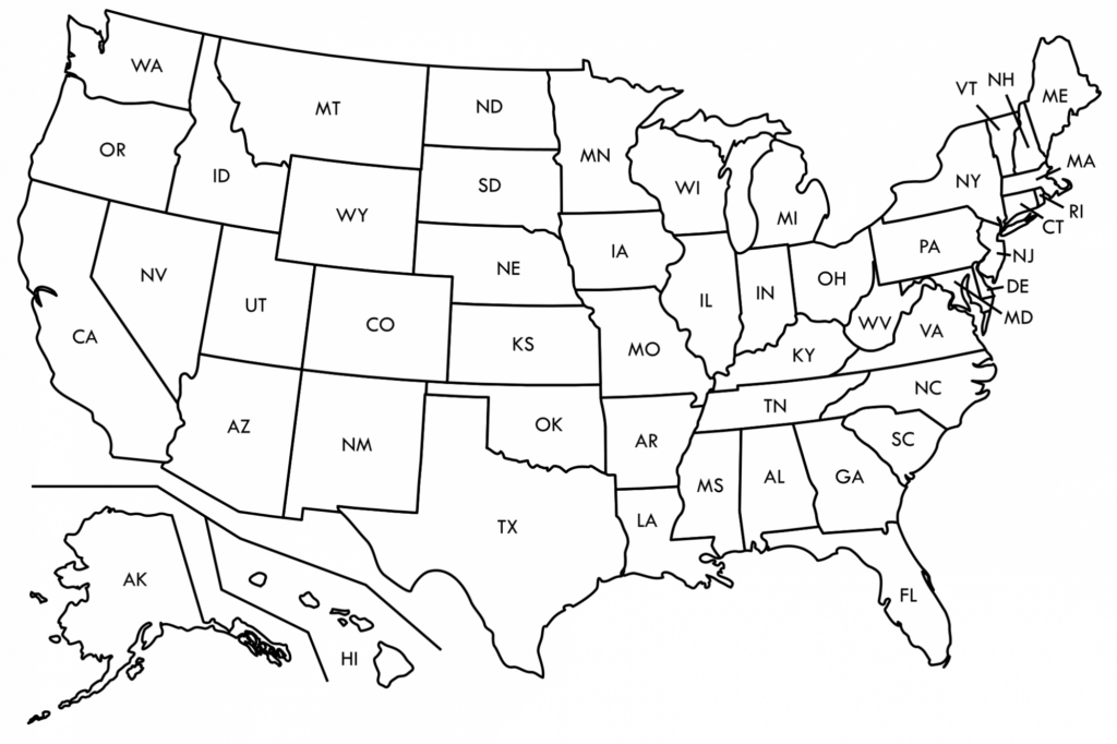 Blank Map Of The United States Printable Map Worksheets History 