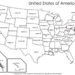 Blank Us Map With Capitals Printable Printable Maps