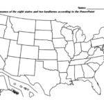 PPT Blank US Map PowerPoint Presentation Free Download ID 6190824