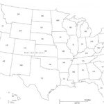 Printable Map Of The United States With State Abbreviations Printable