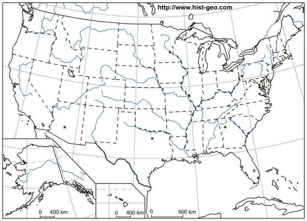 Printable Physical Map Of The United States Printable US Maps