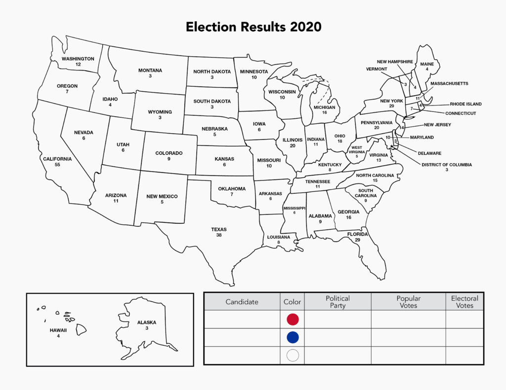 Red States Blue States Mapping The Presidential Election JFK Library