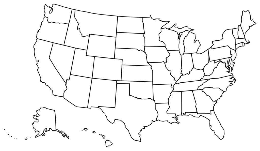 United States Map Png 10