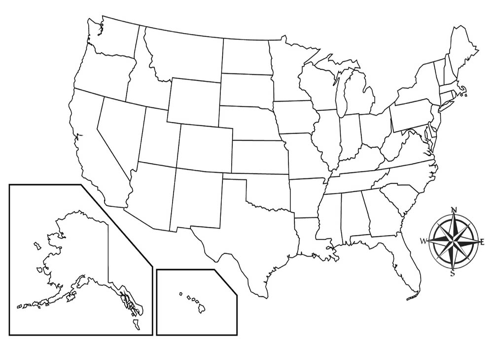 United States Maps Legends Of America