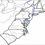 13 Colonies Rivers Ocean And Mountains