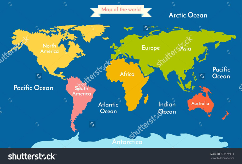7 Continents And 5 Oceans In This World Telugu New World Continents 