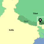 Bhutan Map Railwaystays