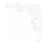 Blank Florida County Map Free Download