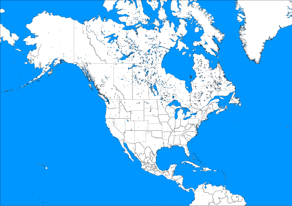 Blank map directory all of north america alternatehistory Wiki 
