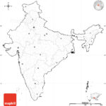Blank Political Map Of India 2020 Printable Calendar Posters Images