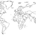 Described Worl Map Blank World Map Country Outlines Blank Map Of Globe
