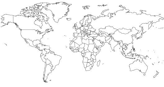 Described Worl Map Blank World Map Country Outlines Blank Map Of Globe 