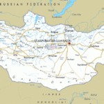 Detailed Clear Large Road Map Of Mongolia Ezilon Maps