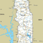 Detailed Clear Large Road Map Of Togo Ezilon Maps
