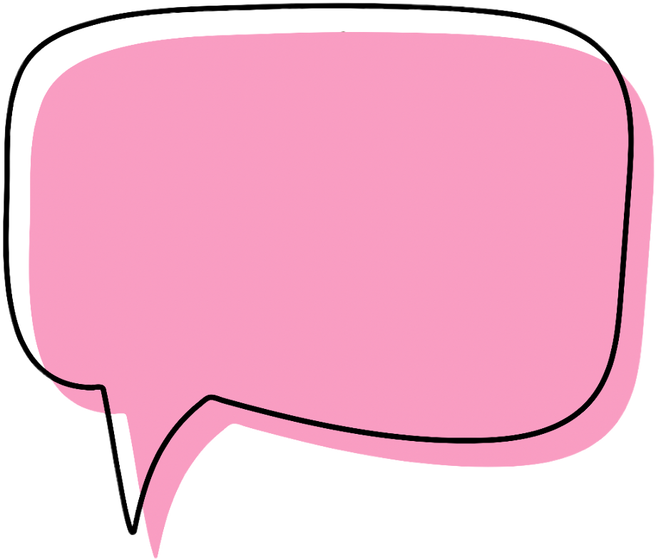 Download High Quality Speech Bubble Transparent Pink Transparent PNG 