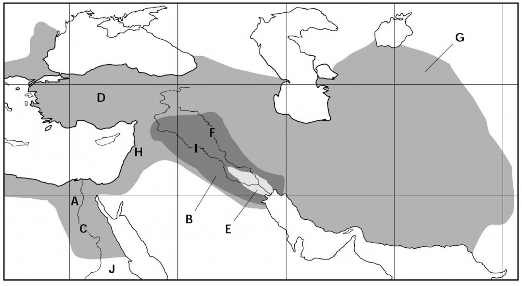Fertile Crescent Map Printable Mr Sim s Blog