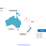 Free Oceania Editable Map Free PowerPoint Templates