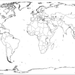 Free World Map Coloring Page For Kids Download Free World Map