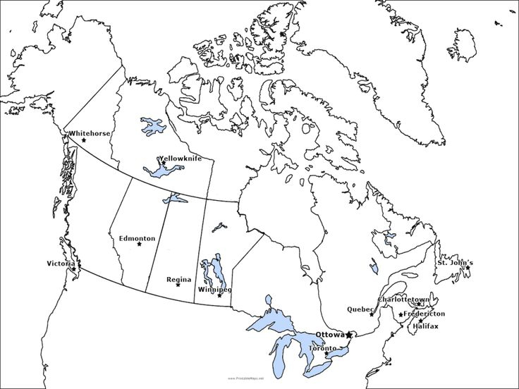 Geography Blog Blank Map Of Canada New Provinces And Capitals Social 