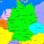 Germany Political Map A Learning Family