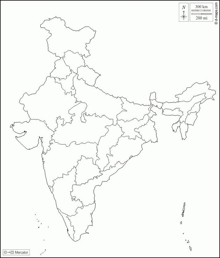 Indien Kostenlose Karten Kostenlose Stumme Karte Kostenlose 