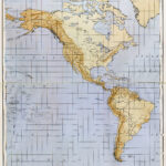 Large Detailed World Outline Map With Relief Part 1 Western