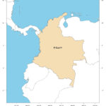 Map Colombia GinkgoMaps Continent South America Region Colombia
