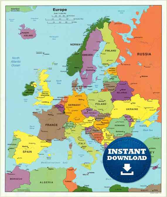 Map Of Europe Vacances Guide Voyage