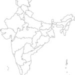 Map Of India Without Names Blank Political Map Of India Without States