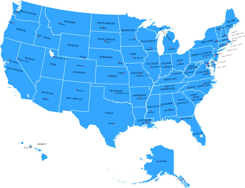 Map Of Indiana Guide Of The World