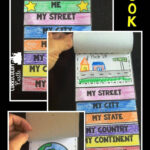 Me On The Map Flip Book Template SampleTemplatess SampleTemplatess