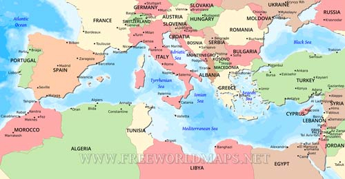 Mediterranean Map