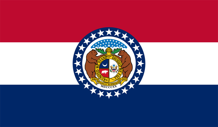 Missouri State Information Symbols Capital Constitution Flags 