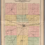 Outline Map Of Rush County Indiana David Rumsey Historical Map
