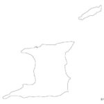 Outline Map Of Trinidad And Tobago Free Vector Maps Trinidad Map