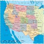 Political Map Of Western United States Of America Atlapedia Online