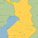 Savanna Style Simple Map Of Finland