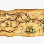 Silk Road Map Vector Silk Road Map Map Vector Silk Road