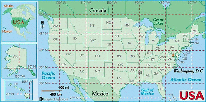 United States Map World Atlas