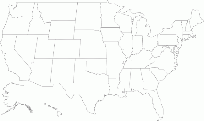 United States Outline Map