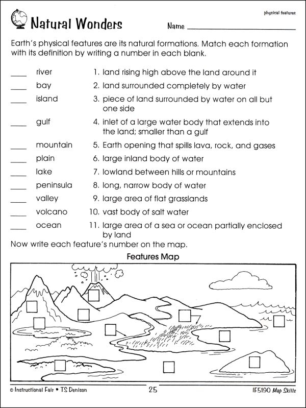World Map Worksheet For Second Grade Free Worksheets Samples