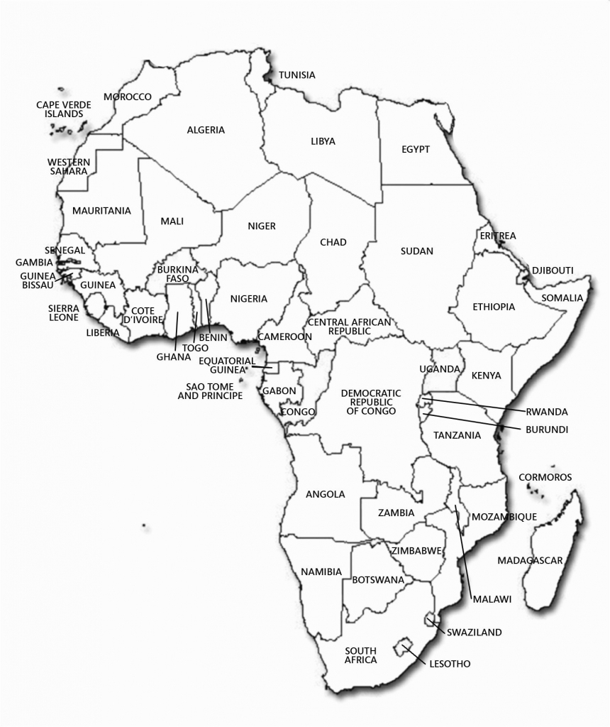 Africa Blank Political Map Nexus5Manual Throughout Blank Political 