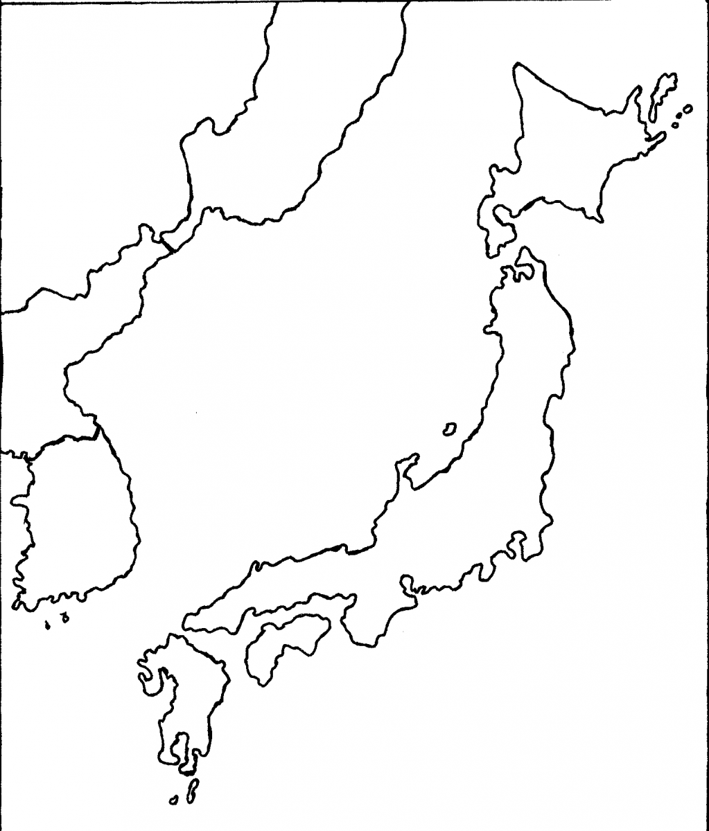 Blank Japan Map