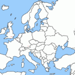 Blank Map Europe 1938