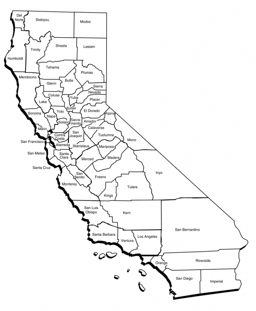 Blank Map Of California Printable Printable Blank Us Political Map 