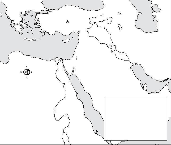 Blank Map Of Middle East Free Printable Maps
