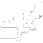 Blank Map Of Northeast Usa