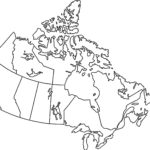 Blank Outline Map of Canada Canada Map Map Coloring Pages