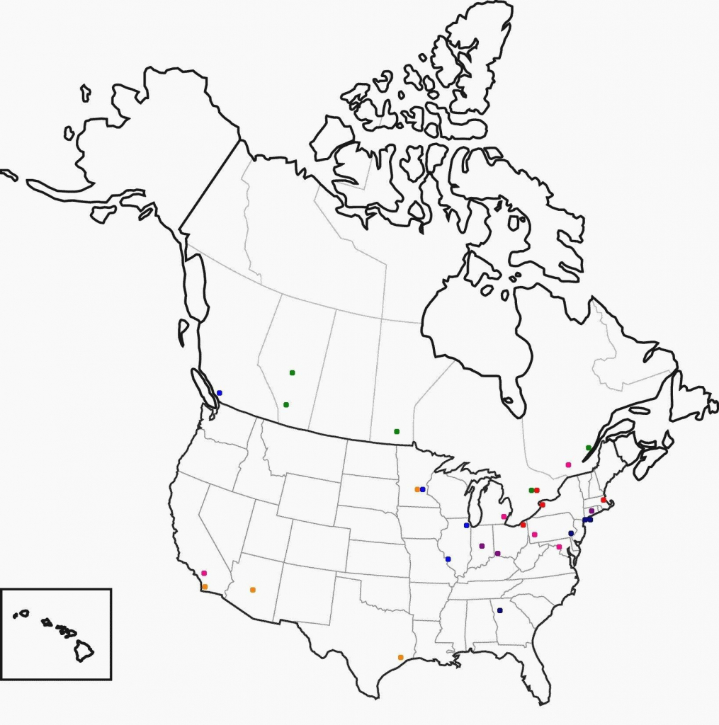 Blank Printable Map Of The United States And Canada Printable US Maps