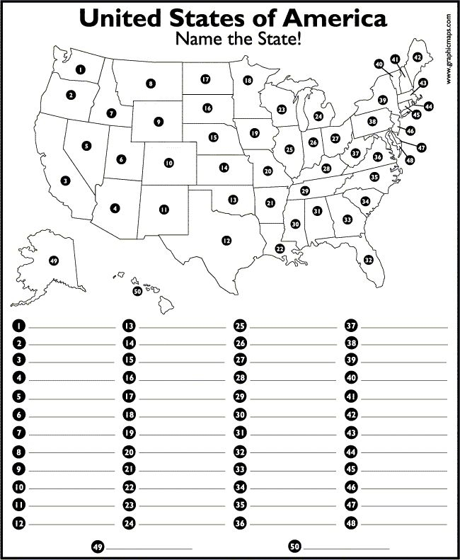 Fill In The Blanks Us Map 2022 Us Map Printable Blank